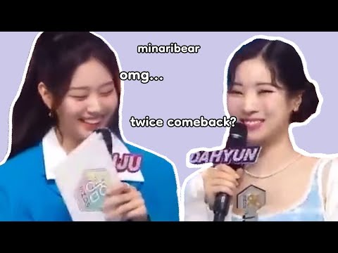 dahyun confirms full twice comeback this year?!