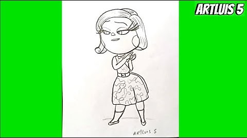 Come Disegnare e colorare Disgusto di Inside Out 2
