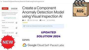 Create a Component Anomaly Detection Model using Visual Inspection AI || 2024 || #GSP895 #qwiklabs
