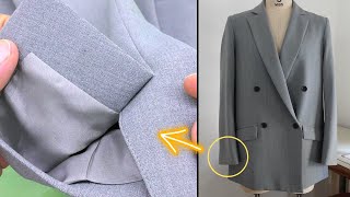 The best way to sew Jacket sleeves | Sewing Tips and Tricks