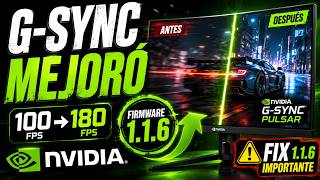 NVIDIA mejora G-SYNC Pulsar entre 100 y 180 FPS 🔥