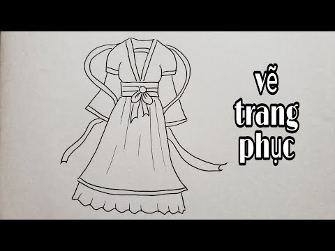 cách vẽ trang phục anime