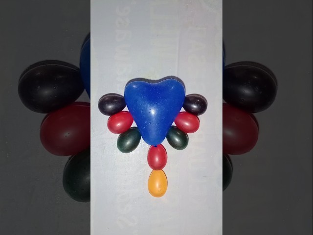 Love Balloon and Mini Balloons With Orbeez In Balloon Popping Reverse ASMR Satisfying #asmr #balloon