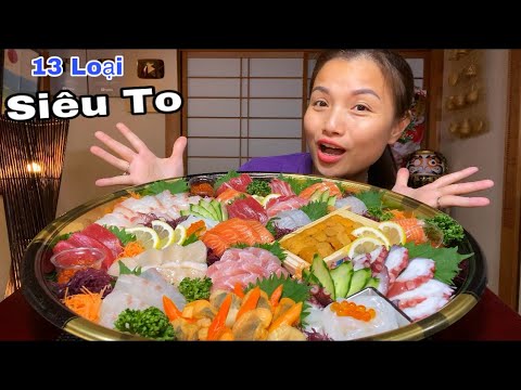 Lăn Lê Bò Càng Cùng Mâm Sashimi Hải Sản Siêu To Khổng Lồ #637