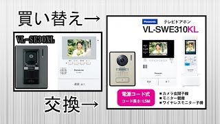 パナソニックのテレビドアホンVL-SWE310KLは防犯カメラの代わりに最適です