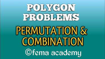 Permutations & Combination | Polygon Problems | Aptitude Tricks