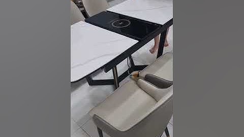 Bộ bàn ăn thông minh mặt đá kết hợp bếp từ nhập khẩu - BÀN ĂN GIÁ RẺ Hotline: 0788.050.060