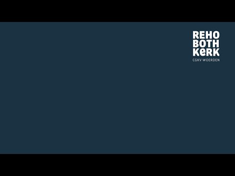 Livestream - Ochtenddienst 02-05-2021 - ds. A. Jansen - Rehobothkerk Woerden