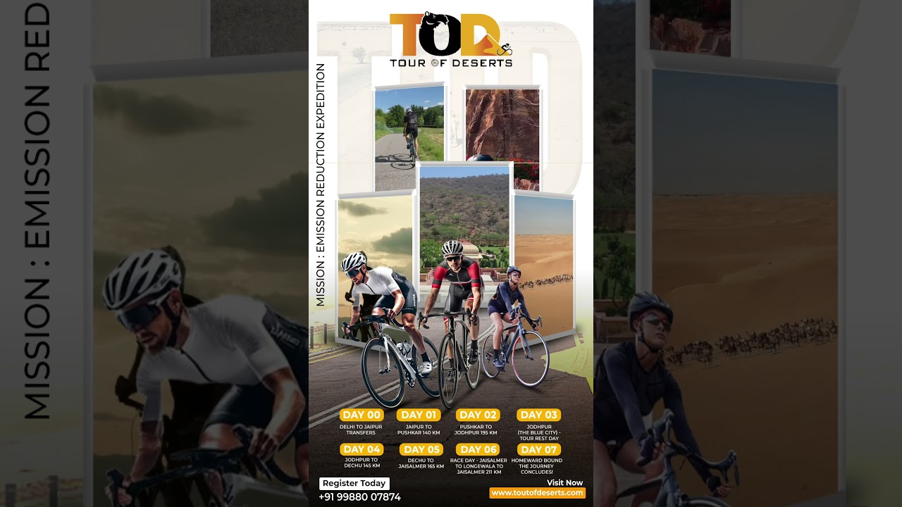 Tour of Deserts: 7-Day Cycling Expedition | One Unforgettable Cycling Experience