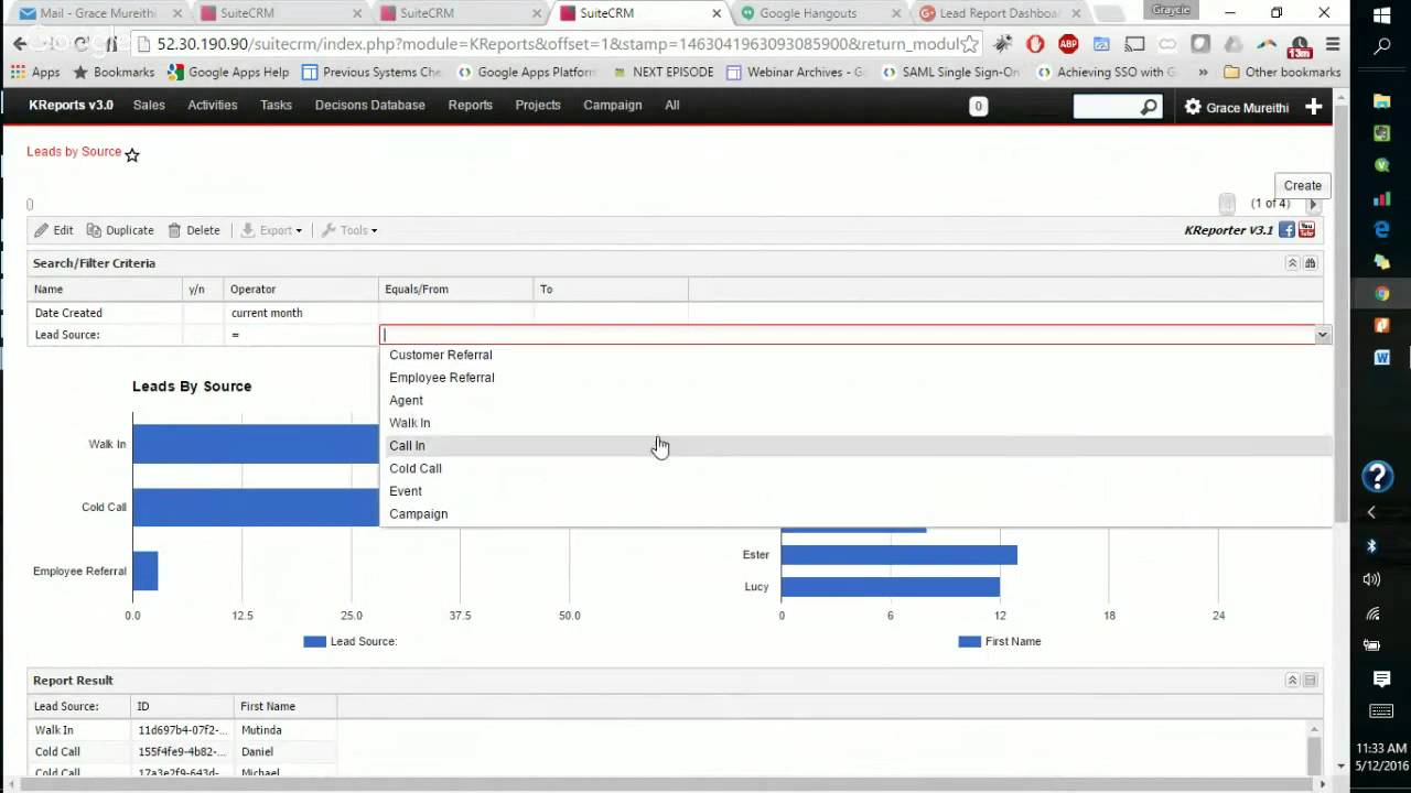 Copy of Lead Report Dashboard, How to operate - YouTube