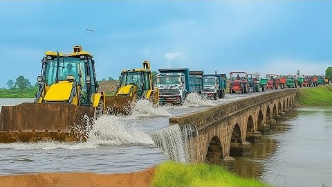 New JCB 3dx Eco Xpert Loading Mud Tractor’s | Mahindra , New Holland Tractors Trolley and Tracks 