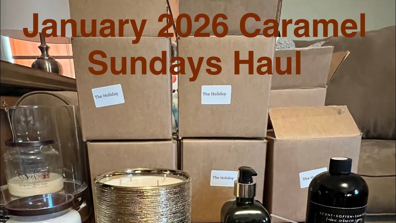 January 2026 Caramel Sundays Candle Haul