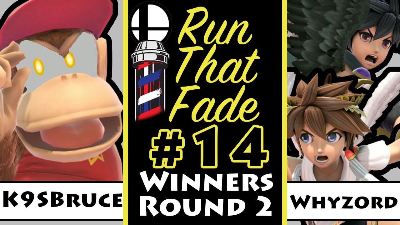 RunThatFade #14 K9sbruce(Diddy Kong) Vs. Whyzord (Pit/Dark Pit) Winners Round 2