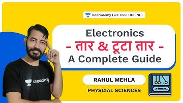 Target JRF 2021| Electronics - Wire & Broken Wire - A complete Guide| Physics | Rahul |Unacademy