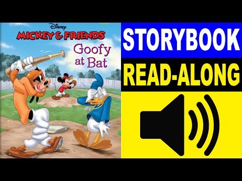 Mickey & Friends Read Along Story book | Goofy at Bat | Read Aloud Story Books for Kids