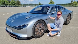 New MERCEDES EQXX First Drive! The Record Setting EV with 1,200km+ Range