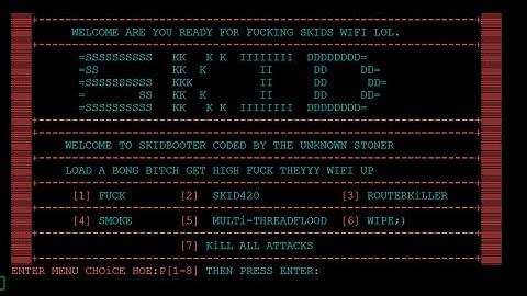 SkidBooter Made By The Unknown Stoner