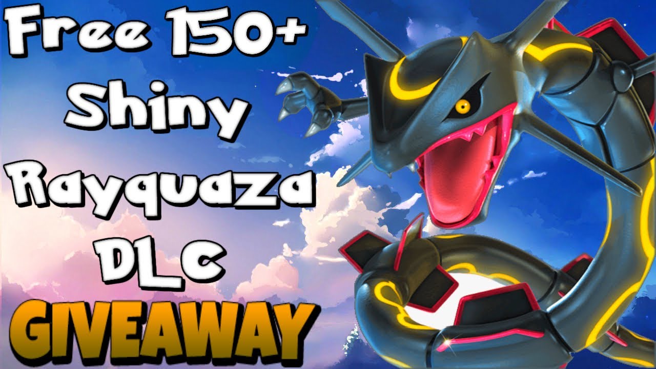 Shiny Rayquaza Available for FREE