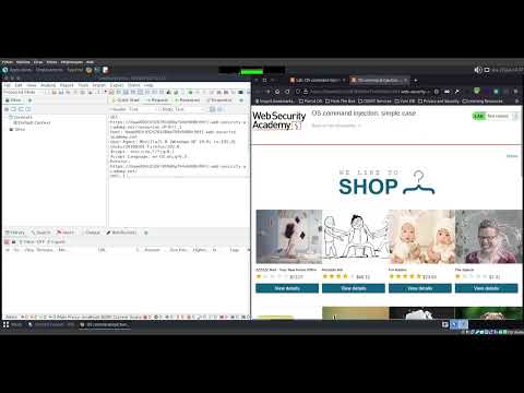 Résolution de Lab: OS command injection, simple case avec Owasp Zap.