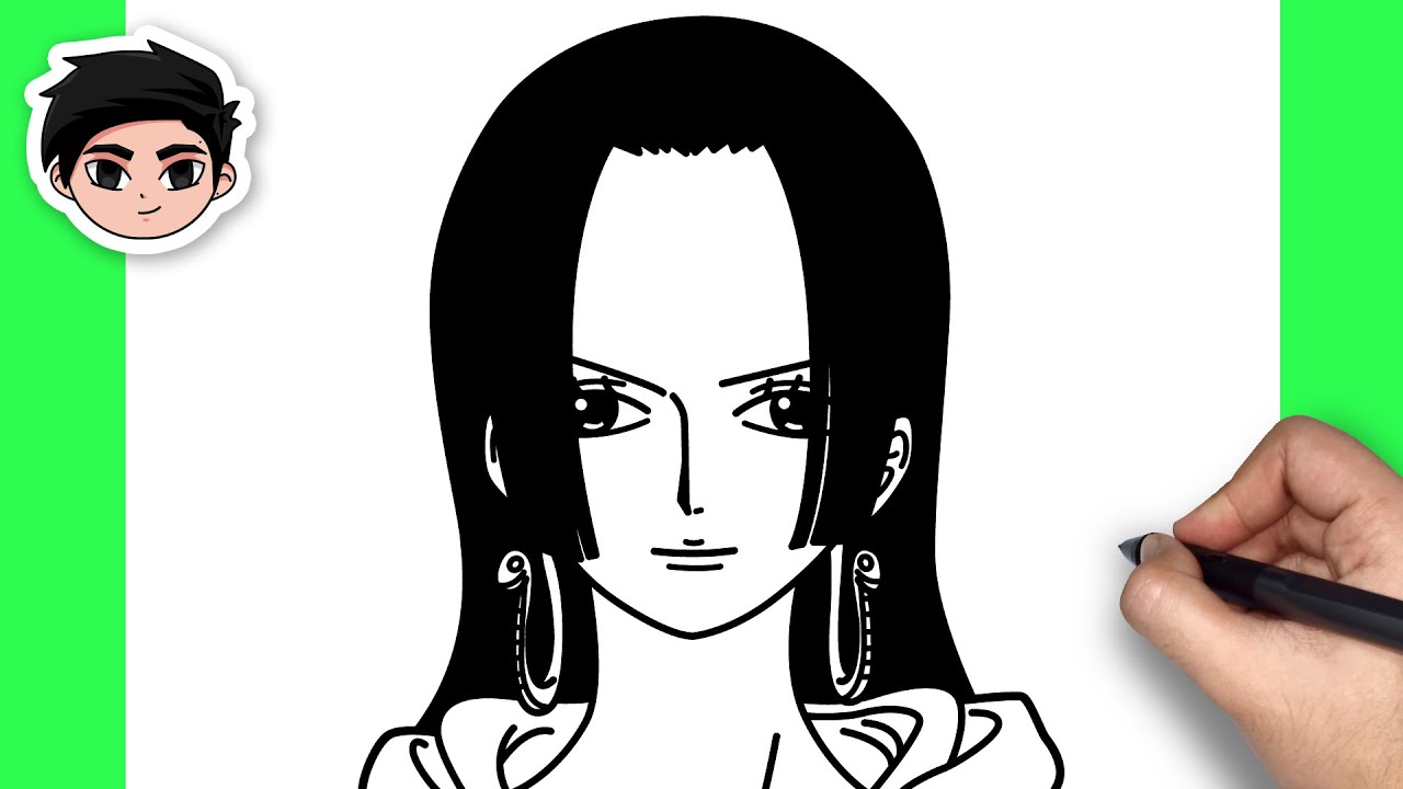 How To Draw Boa Hancock | One Piece - Easy Step By Step