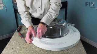 Frigidaire Washer Repair – How to replace the Door Hinge with Bushings