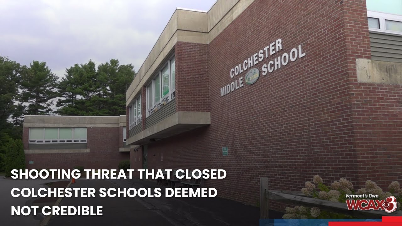Shooting threat that closed Colchester schools deemed not credible