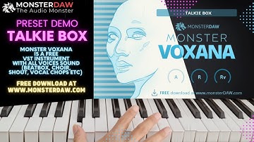 TALKBOX PRESET of MONSTER VOXANA, A Free VST Instrument Vocals (Beatbox, Choir, Shout, Vocal Chops)