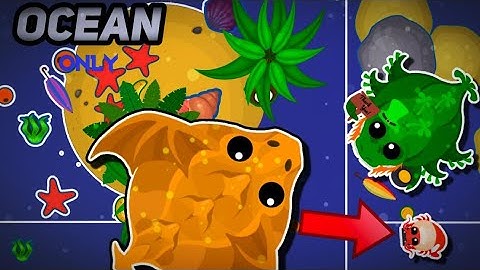 Mope io Shrimp To Black Dragon Ocean Only Challenge!