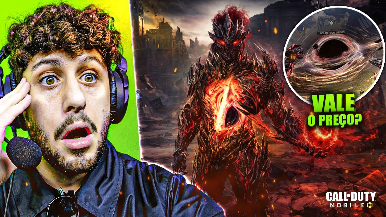 RECEBI ANTES e GRATUITAMENTE A NOVA SKIN MÍTICA do LAZARUS no COD MOBILE (REVIEW)