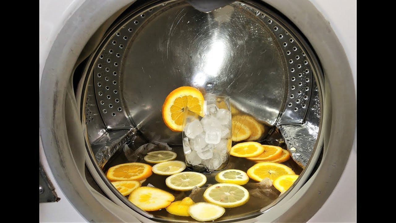 Experiment Ice Tea in a Washing Machine YouTube