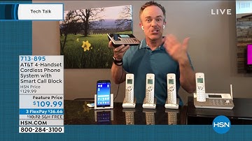 AT T 4Handset Cordless Phone System with Smart Call Block