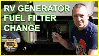 Replacing A Fuel Filter On A Cummins Onan RV Generator - RV Maintenance – Cummins Onan RV QG 4000