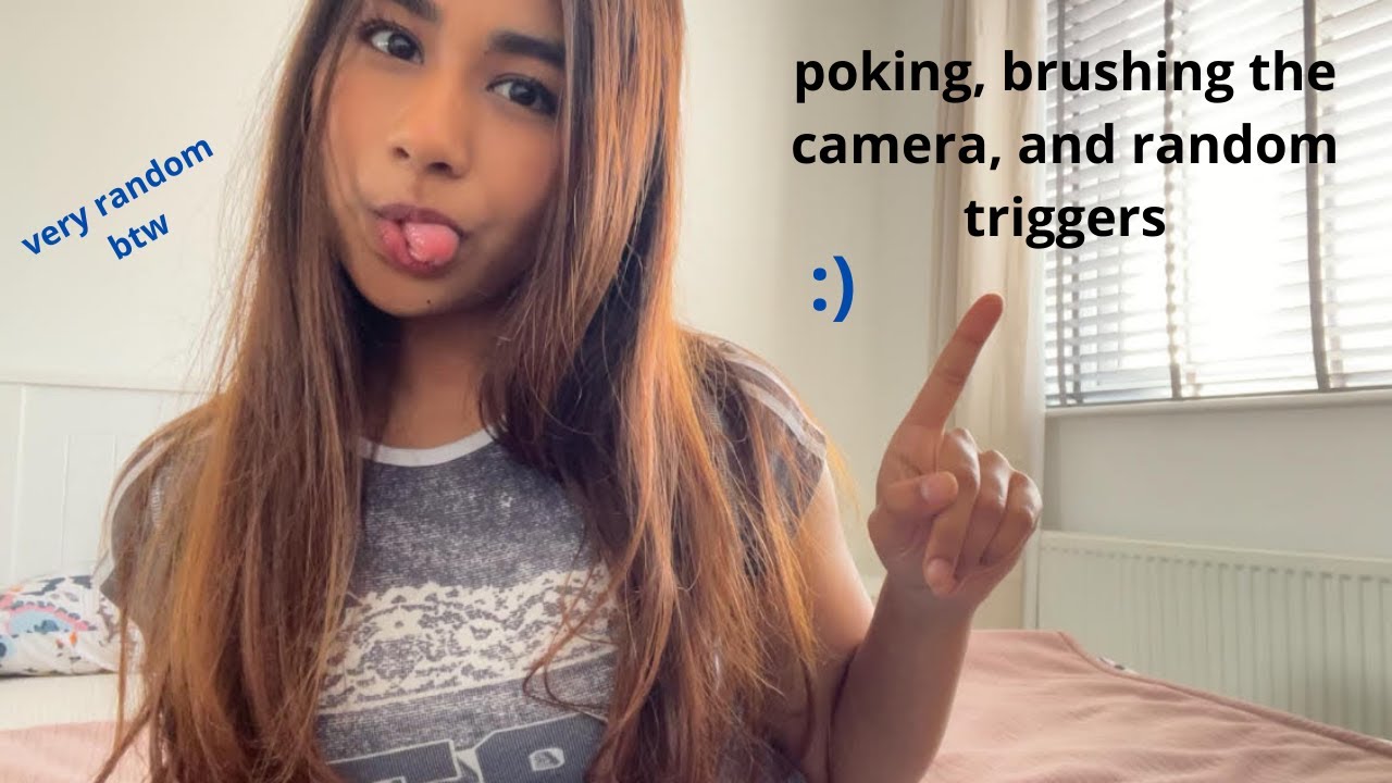 my second asmr video! personal attention, lens brushing, random, ear to ear whispering