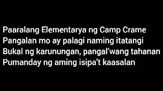 CAMP CRAME ELEMENTARY HYMN