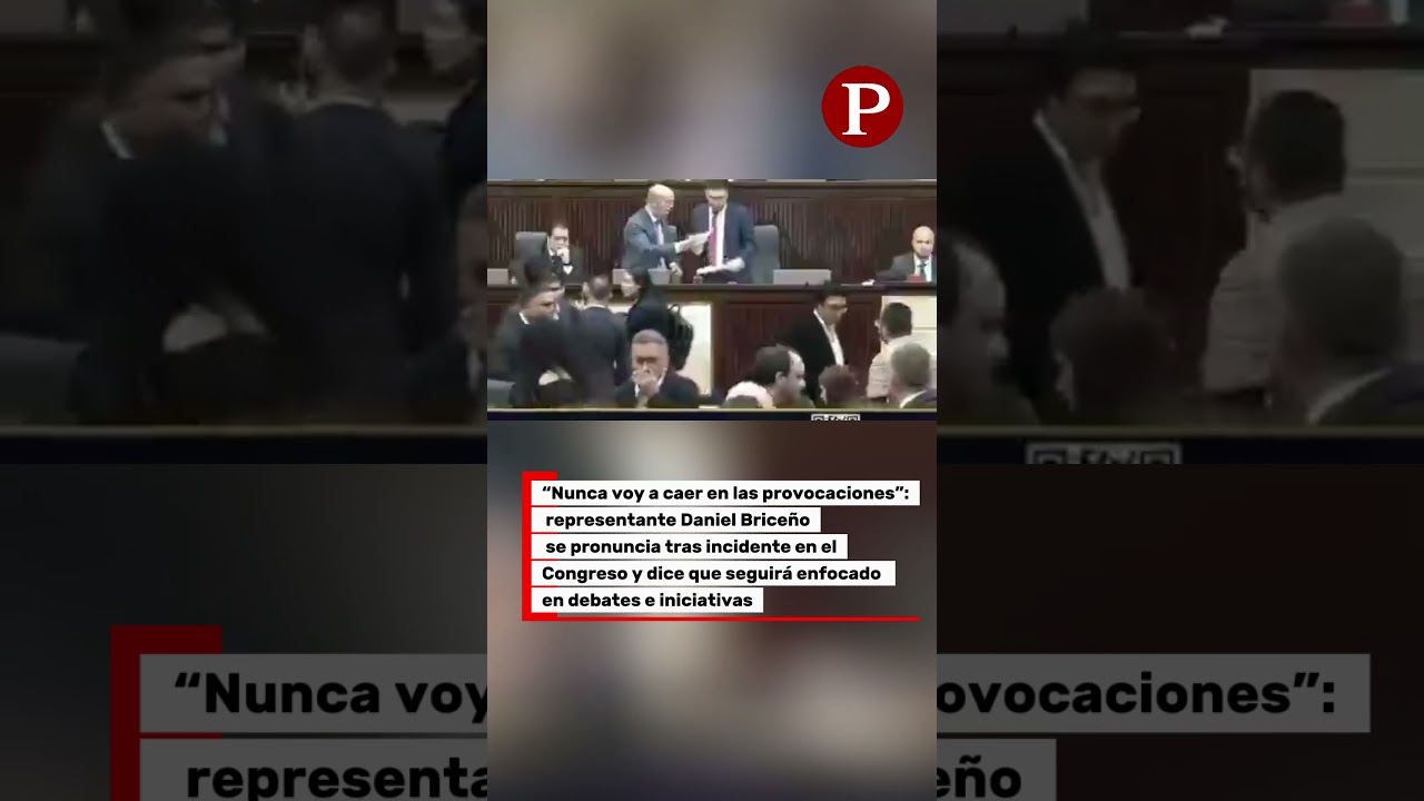 “Nunca voy a caer en las provocaciones”: representante Daniel Briceño se pronuncia tras incidente.