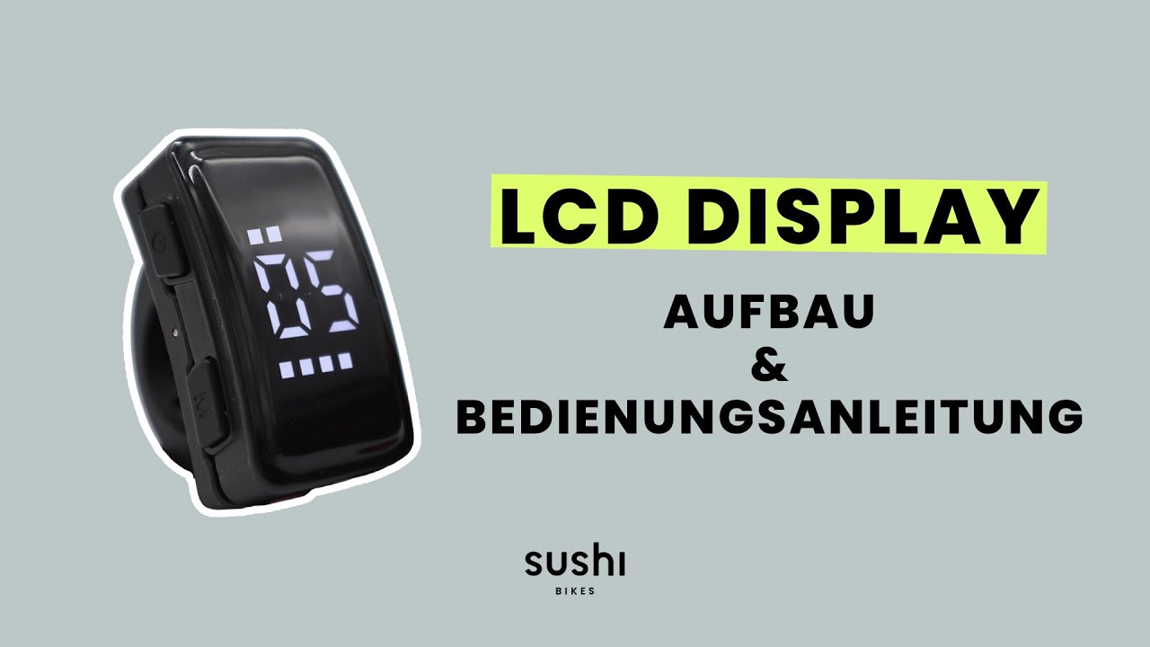 LCD DISPLAY - Aufbau- & Bedienungsanleitung