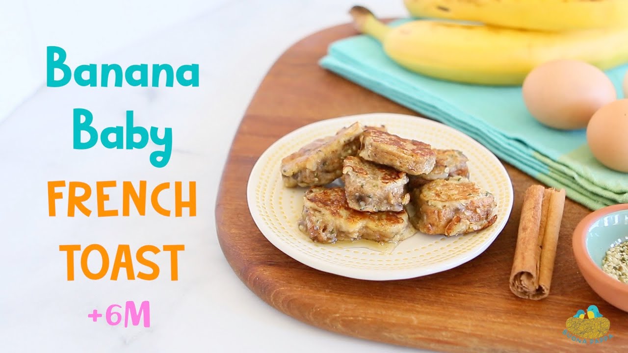 Banana French Toast. Easy and Nutritious Breakfast. +6M Baby Recipe. | BuonaPappa