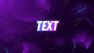 [FREE] Geometic 2D Gaming Template! Roblox, Minecraft! SVP15 ONLY! [4K]