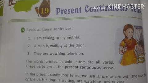 Grammar STD 3 Lesson 19 Present Continuous Tense
