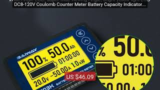 DC8-120V Coulomb Counter Meter Battery Capacity Indicator V... — Top Pick 2026 | Unbeatable Price!