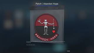 CSGO Patch Abandon Hope - Operation Riptide Patch Collection