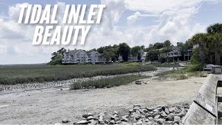 When the Tide Goes Out in Murrells Inlet SC 🌊
