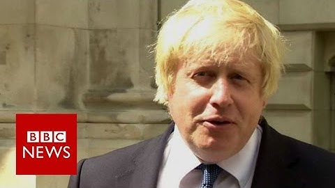 Boris Johnson: Brexit vote does not mean 