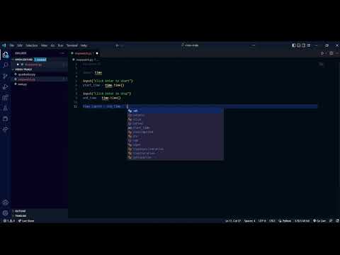 Making a stopwatch in python