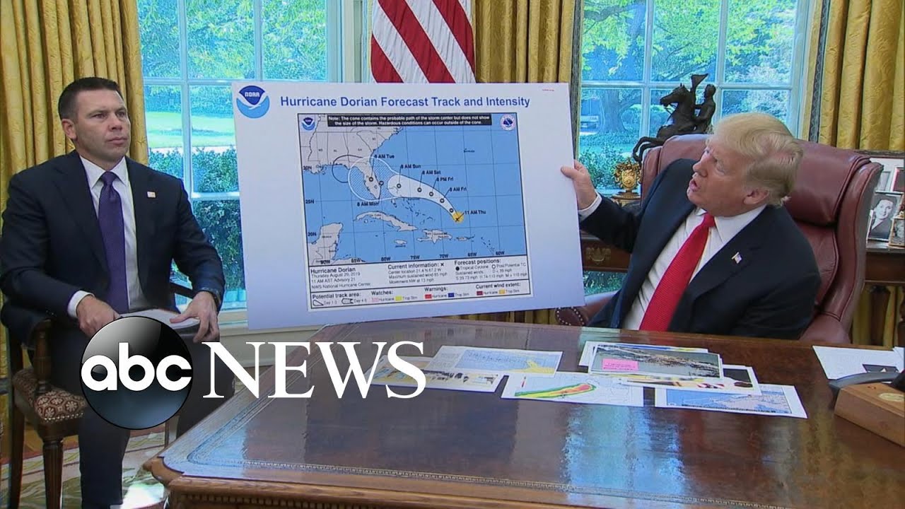 Trump says Florida 'got lucky' with Hurricane Dorian miss