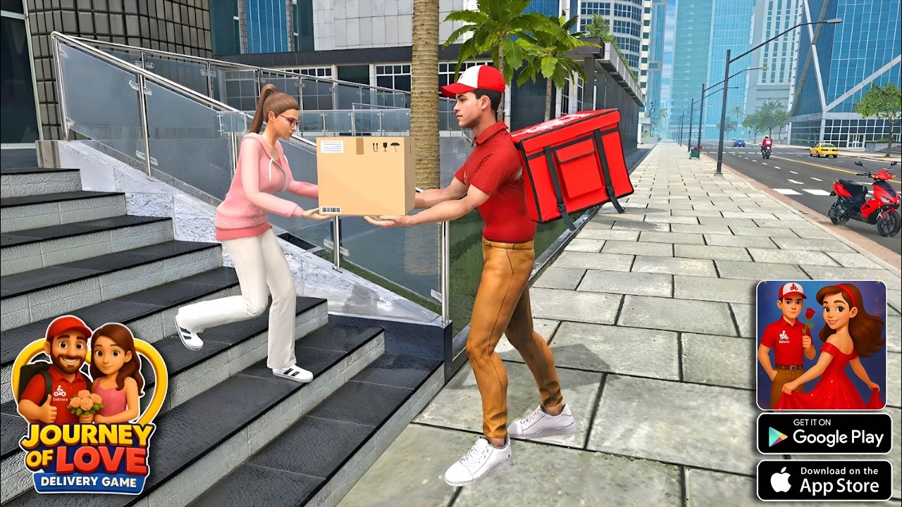 Delivery Rider: Love Story | New Mobile Game | Android Gameplay 