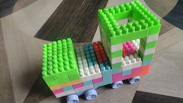 Satisfying DIY BUS 🚌 ASMR building blocks/block game/ Lego block #asmr#asmrsounds #buildingblocks
