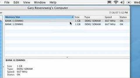 MacMost Tutorial: Examining Your Memory