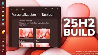 إصدار Windows 11 25H2 رقم 26220.9022 الجديد – شريط المهام الجديد أصبح هنا، تحسينات وإصلاحات جديدة... screenshot 1