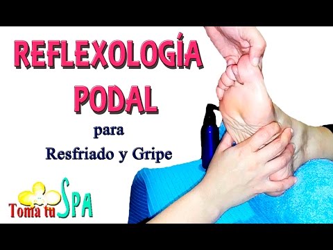 Reflexología Podal Para Resfriados Y Gripe Foot Reflexology For Flu Youtube